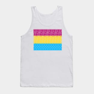 Spirograph Patterned Pansexual Flag Tank Top